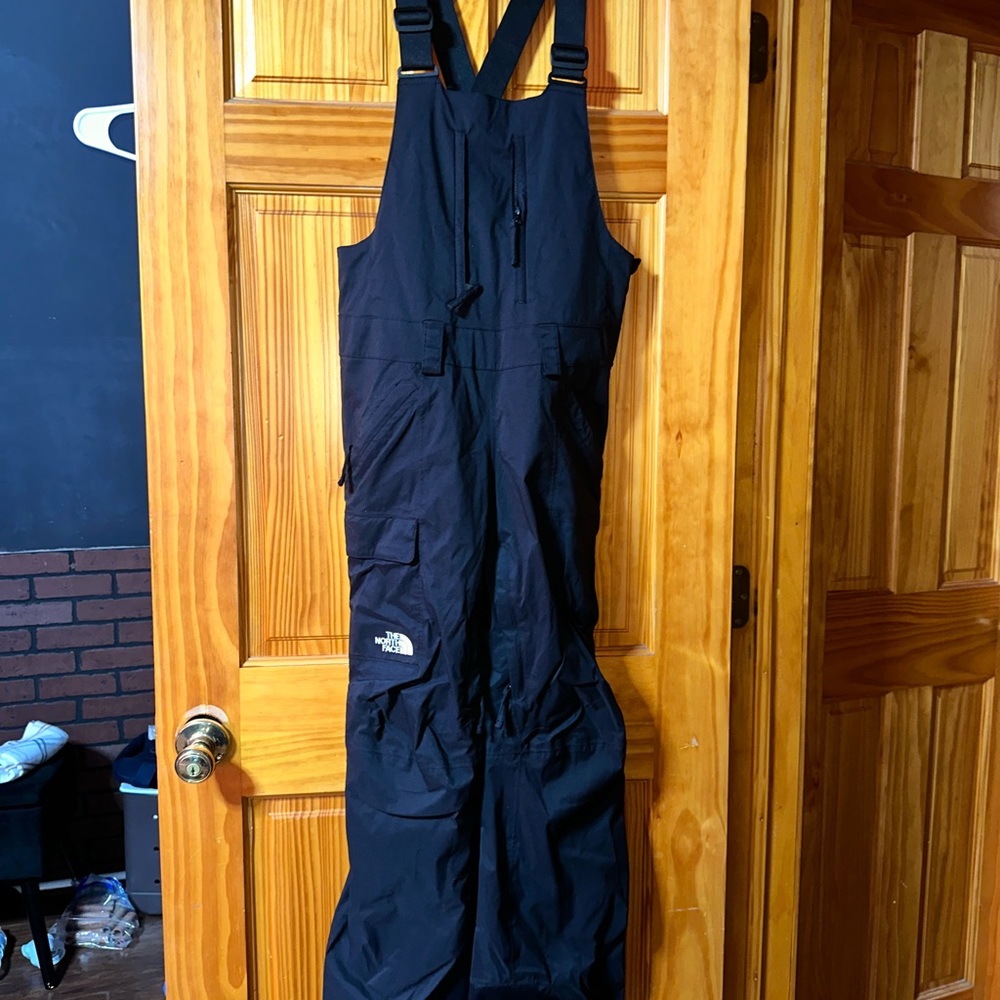 The North Face Black Insulated Bib Overalls